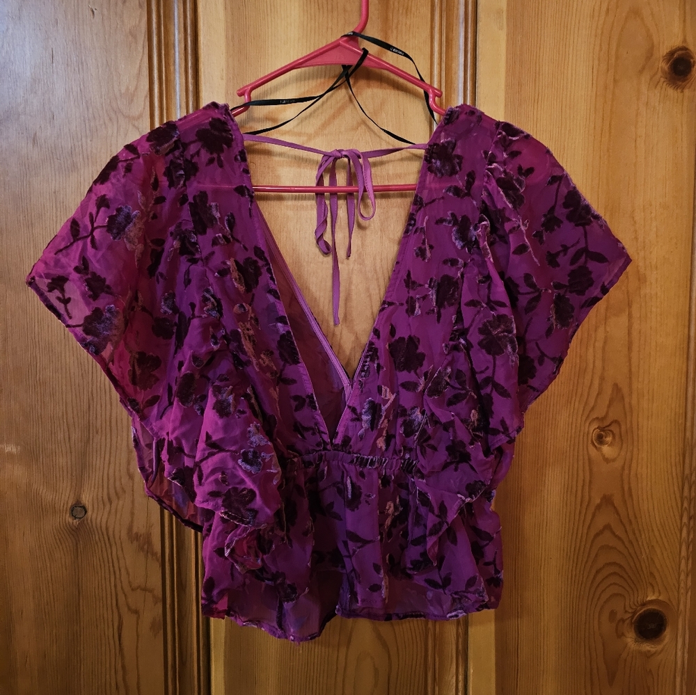 Forever 21 size medium. Raspberry color. - Picture 2 of 3